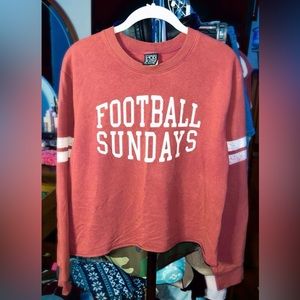 Modern luxe Football Sundays sweatshirt